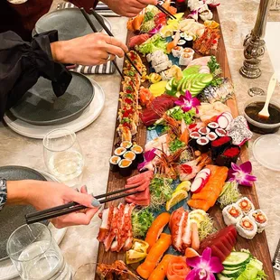 Sushi chef catering at home