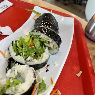 Vegetarian Kimbap