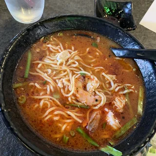 Bone Marrow Shrimp Noodle Soup