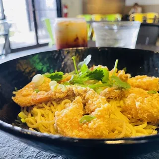 Honey Butter Shrimp GarlicNoodle