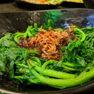 Watercress with Black Bean Sauce