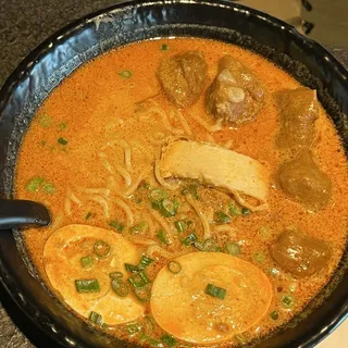 Curry Spare Ribs Noodle Soup