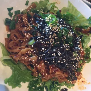 ZhaCai Pan Mee Tossed Noodle