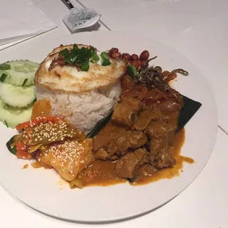 Nasi Lemak Spare Ribs Rice