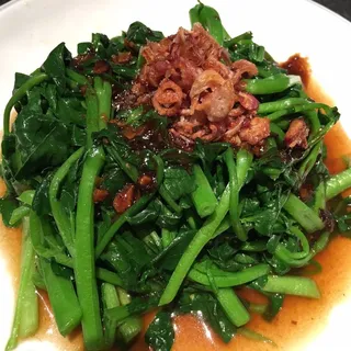 Watercress with Black Bean Sauce