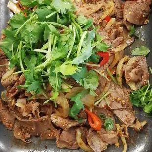 lunch special meal lamb