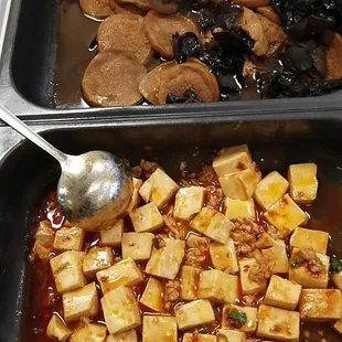 lunch special meal tofu