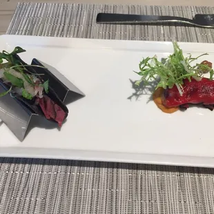 Eloisa restaurant pastrami taco and stuffed pepper. Delicious! I will be back. Best part of the tour