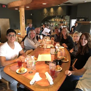 Another fun group enjoying their meal at Seasons on the Taste of Old Town Albuquerque tour!