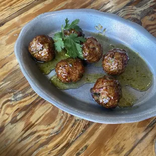 Wild boar meatballs
