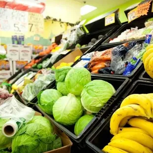a variety of fruits and vegetables