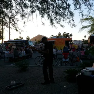 Another beautiful evening at the caravan!