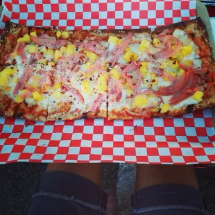 Mr. hand pizza from Saffron JAK