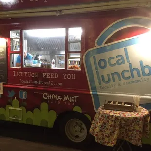 food being served to customers