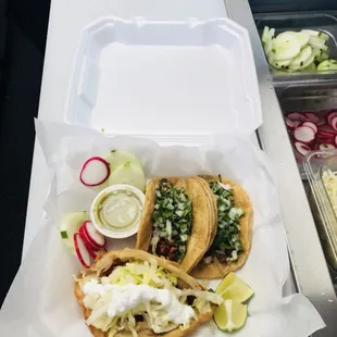 Tacos ,empanadas steaks,chicken , pork,chorizo