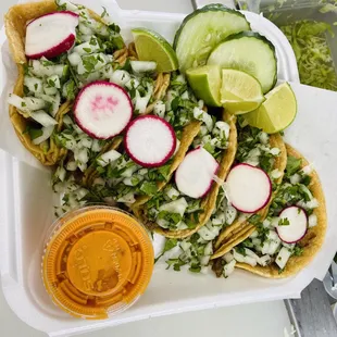 Tacos Traditional steak