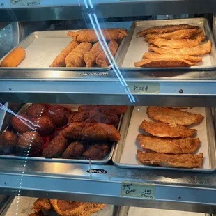 It&apos;s a large pastry area. empanadas