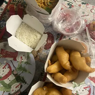 See their sweet and sour chicken - chicken fingers