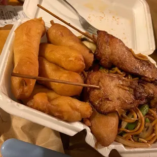 Combo plate A9 but this don't look like Sweet and Sour Chicken to me ????