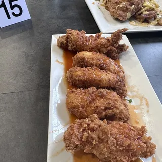Fried Spicy Honey Chicken