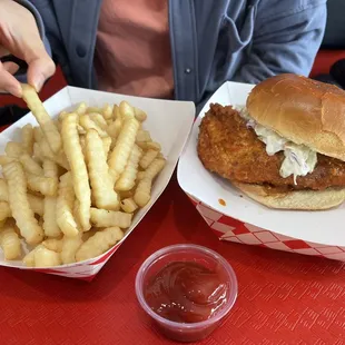 Hot Chicken Sandwich