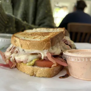 Hot Pastrami Sandwich