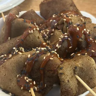 Seitan skewers