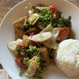 General Tso's Tofu and Veggies (GF)