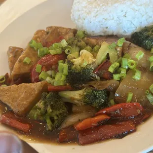General Tso's Tofu and Veggies (GF)