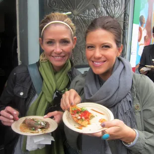 Yummy Tacos! It's no fun if we tell you where these are from or what is in them but we were proud of ourselves for eating it!