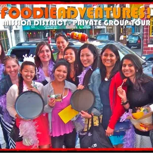 Woo hoo! Raffle prizes and gifts after our tour!