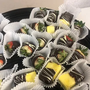 Chocolate covered Fruit