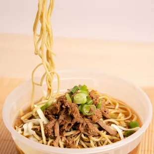Low carb &amp; gluten-free Beef Birria Ramen