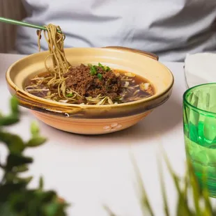 Low carb &amp; gluten-free Beef Birria Ramen