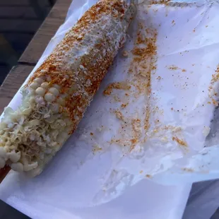 LIMENA, street corn. Waited 45 min with customers in front of me. Corn tasted raw and uncooked.  1/10 flavor is not there