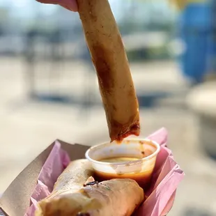 Ig:@eat_with_jeleneeee | Birria egg rolls