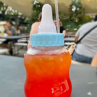Strawberry peach lemonade from Big Baby Bottle
