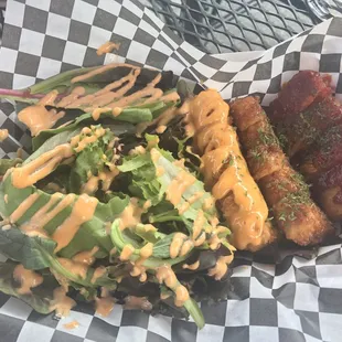 Tofu Katsu: heavily breaded tofu was not for my liking. Recommend skipping the tofu and going for a meat