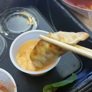 Dip dip dip a dumpling.