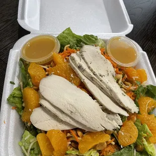 Oriental Crunch Salad with Chicken