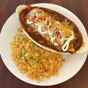 Loaded Chicken Enchiladas