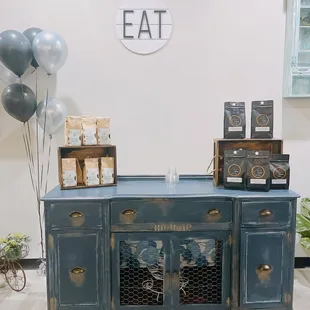 Grand opening night. Locally made goods