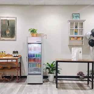 Grand opening night. Locally made goods