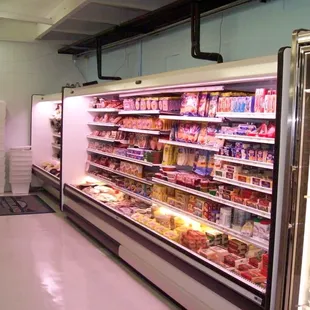 a variety of foods