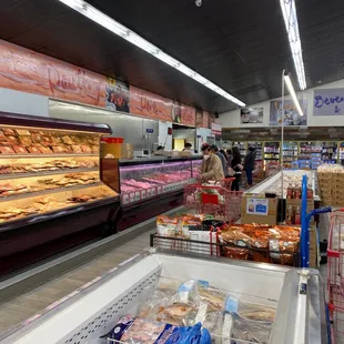 Fresh meat market