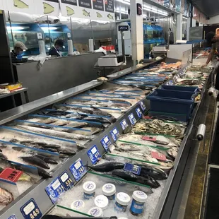 Fresh seafood options