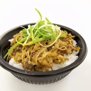 Japanese beefy rice bowl
