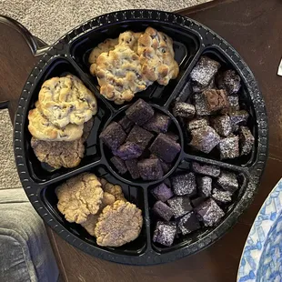 cookie and brownie platter