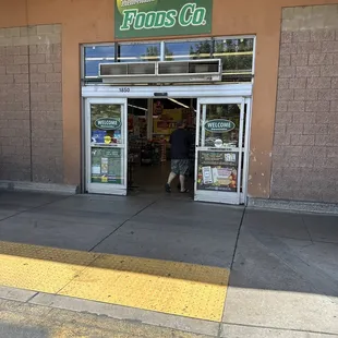 the front of a store