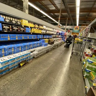 a grocery store aisle